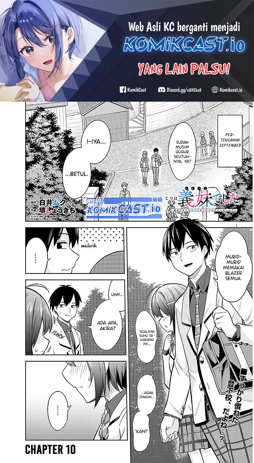 Baca  Jitsu wa Gimai (Imouto) deshita. ~Saikin de Kitagiri no Otouto no Kyorikan ga Yatara Chikaiwake~ Chapter 10 Gambar 2