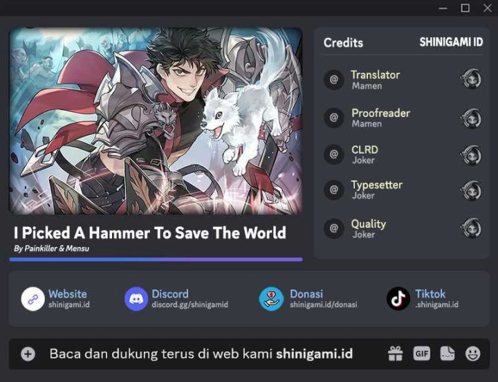 Baca Komik I Picked A Hammer To Save The World Chapter 37 Gambar 1