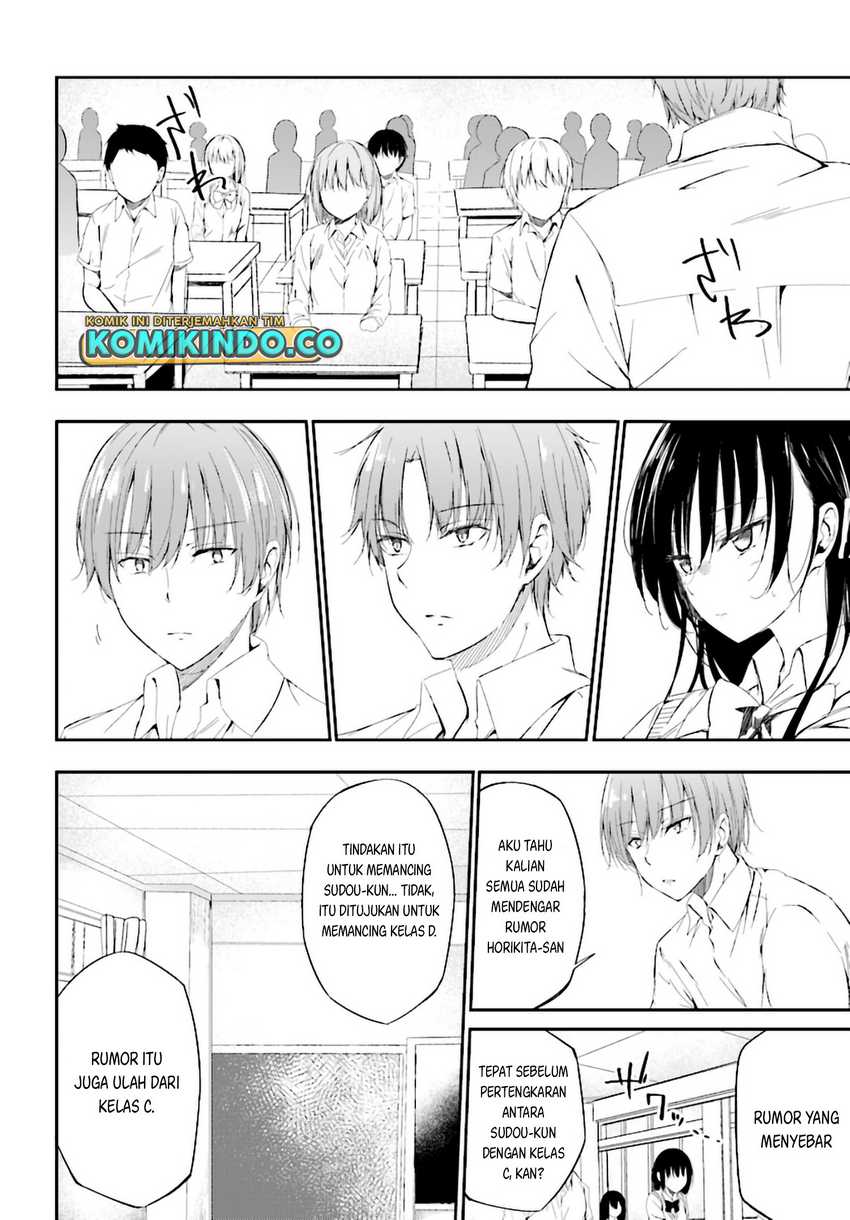 Youkoso Jitsuryoku Shijou Shugi no Kyoushitsu e √Horikita Chapter 09 Gambar 17