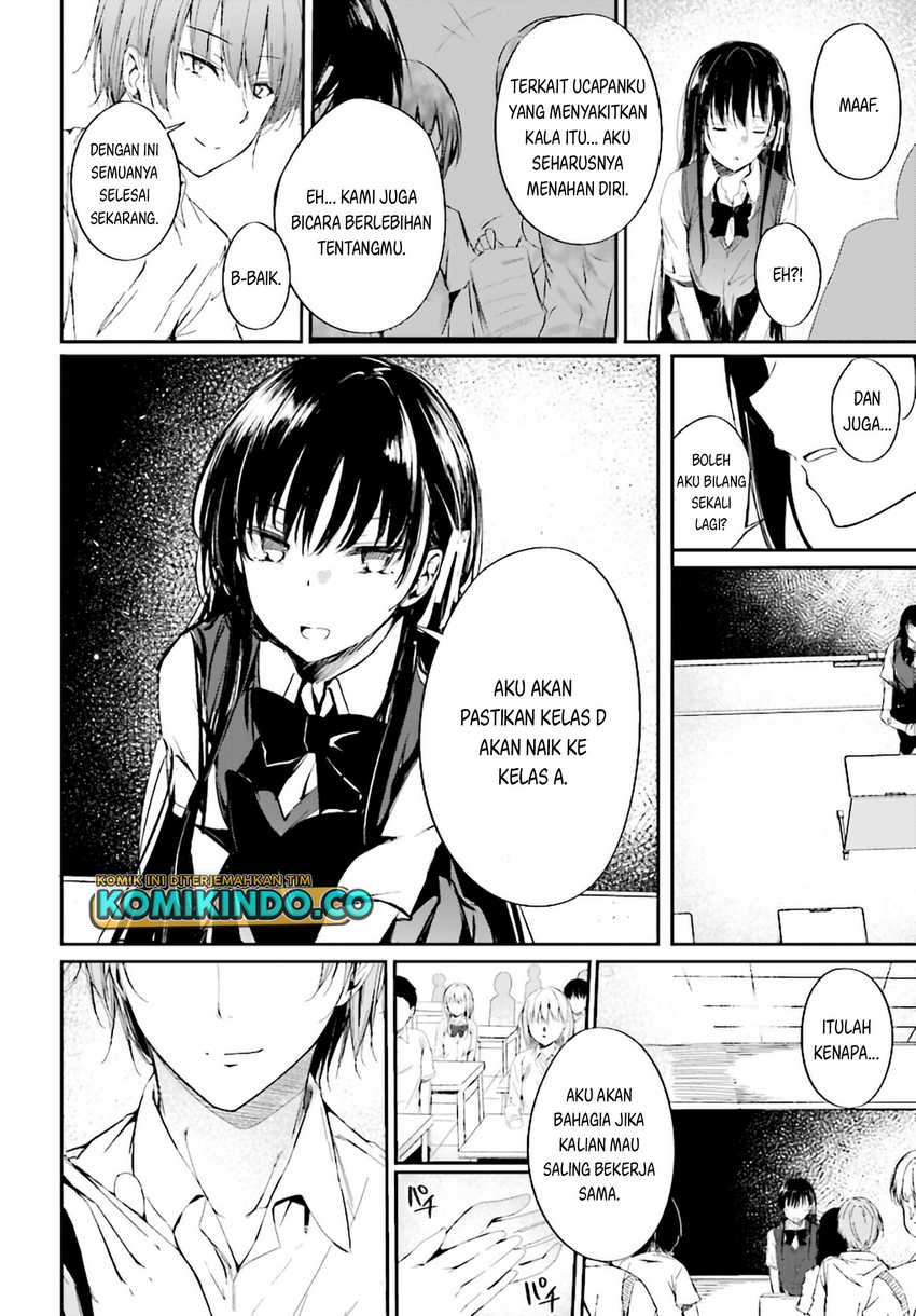 Youkoso Jitsuryoku Shijou Shugi no Kyoushitsu e √Horikita Chapter 09 Gambar 21