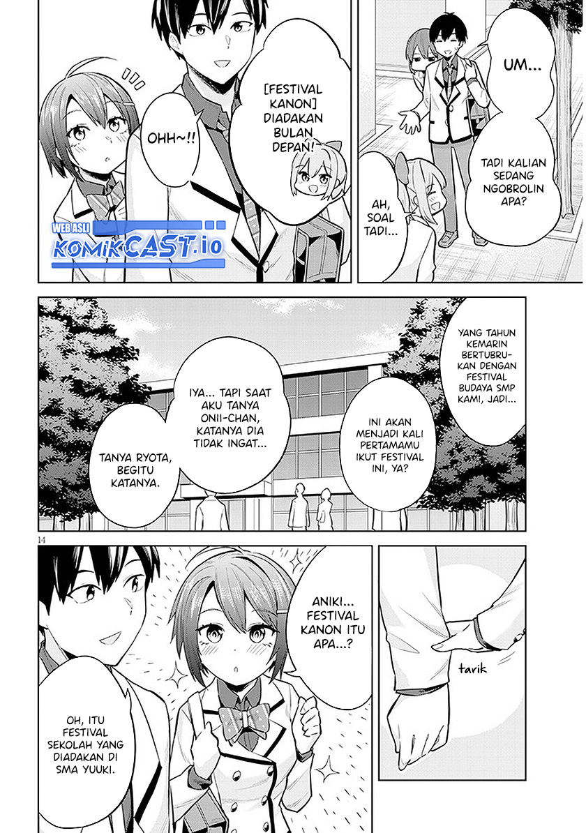 Jitsu wa Gimai (Imouto) deshita. ~Saikin de Kitagiri no Otouto no Kyorikan ga Yatara Chikaiwake~ Chapter 11 Gambar 15