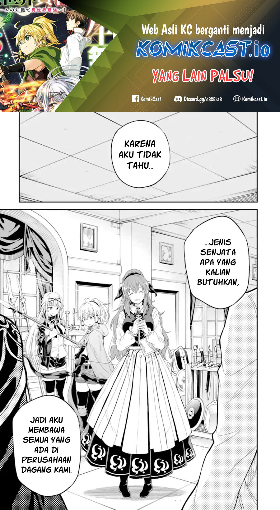 Baca  Isekai Kenja no Tensei Musou ~Geemu no Chishiki de Isekai Saikyou~ Chapter 30.3 Gambar 2