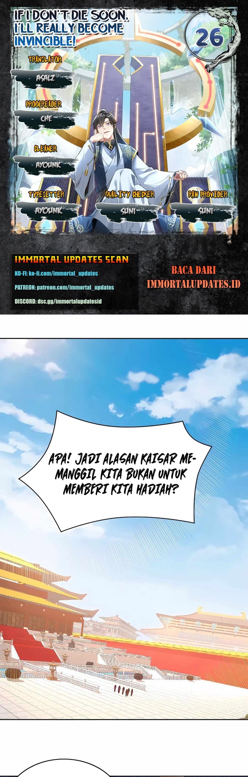 Baca Komik If I Don’t Die, I’ll Be Invincible Chapter 26 Gambar 1