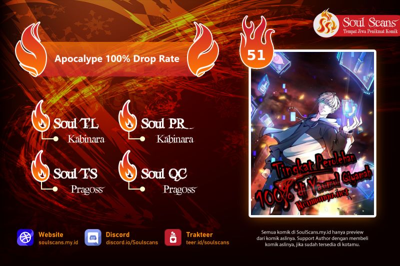 Baca Komik Apocalypse 100% Drop Rate Chapter 51 Gambar 1
