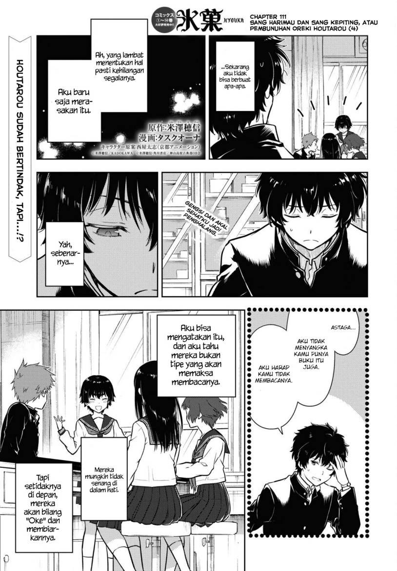 Baca Hyouka Chapter 111 Gambar 2