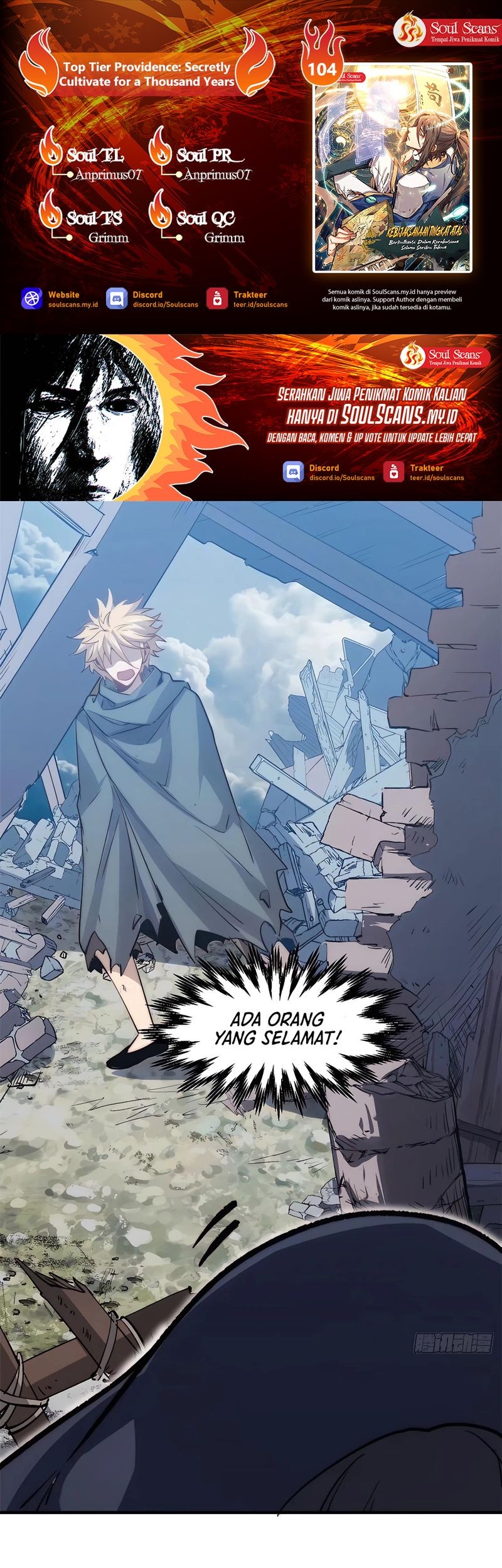 Baca Komik Top Tier Providence: Secretly Cultivate for a Thousand Years Chapter 104 Gambar 1
