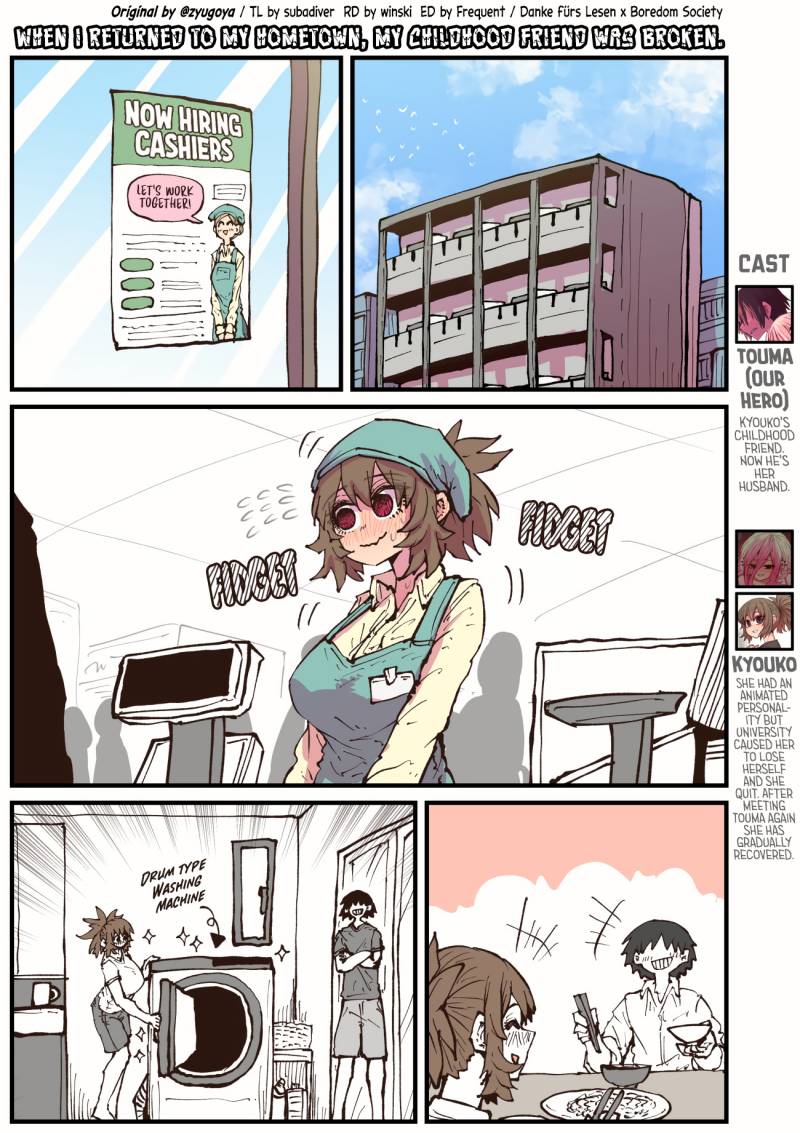 Baca Komik When I Returned to My Hometown, My Childhood Friend was Broken Chapter 44 Gambar 1
