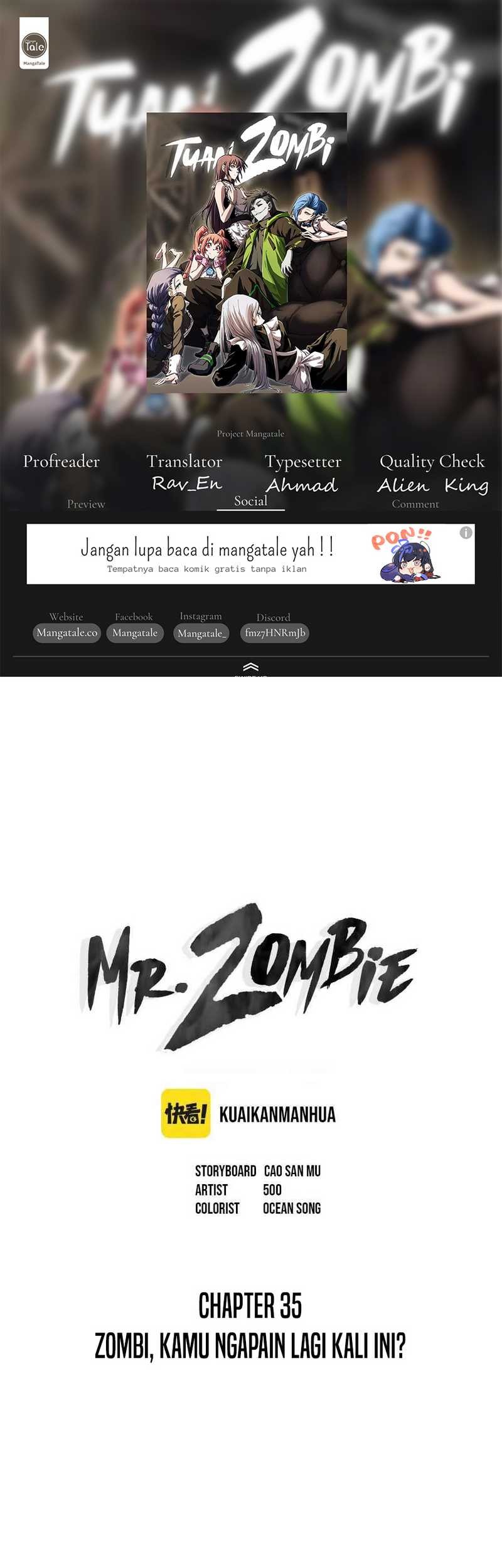 Baca Komik Mr. Zombie Chapter 35 Gambar 1