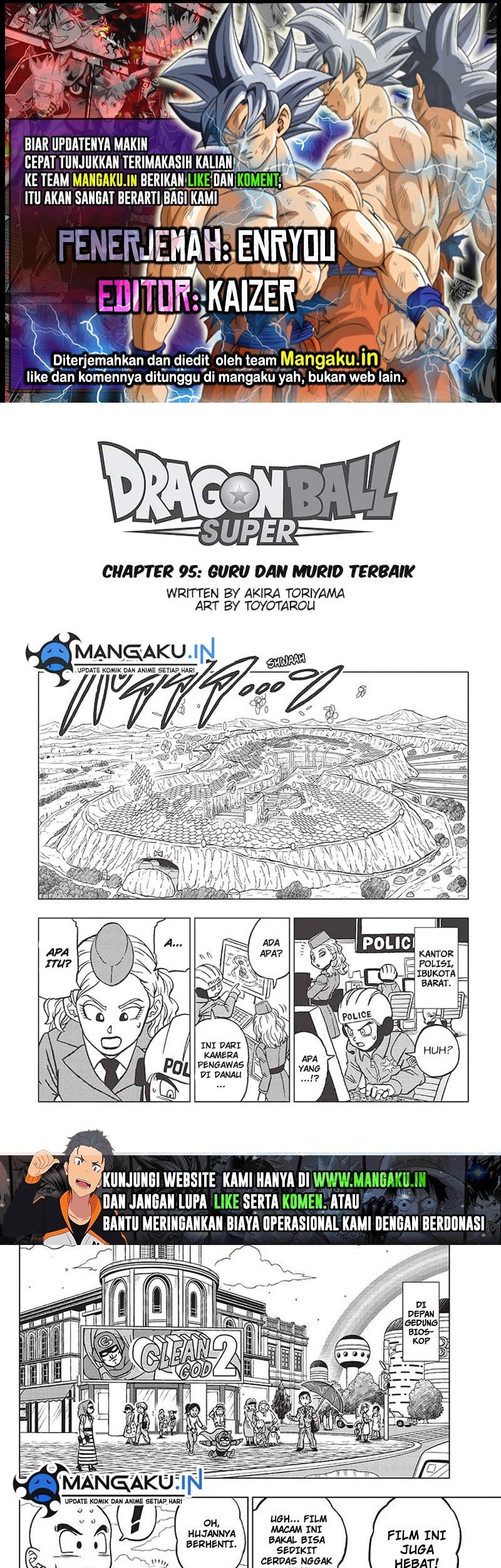 Baca Komik Dragon Ball Super Chapter 95 Gambar 1
