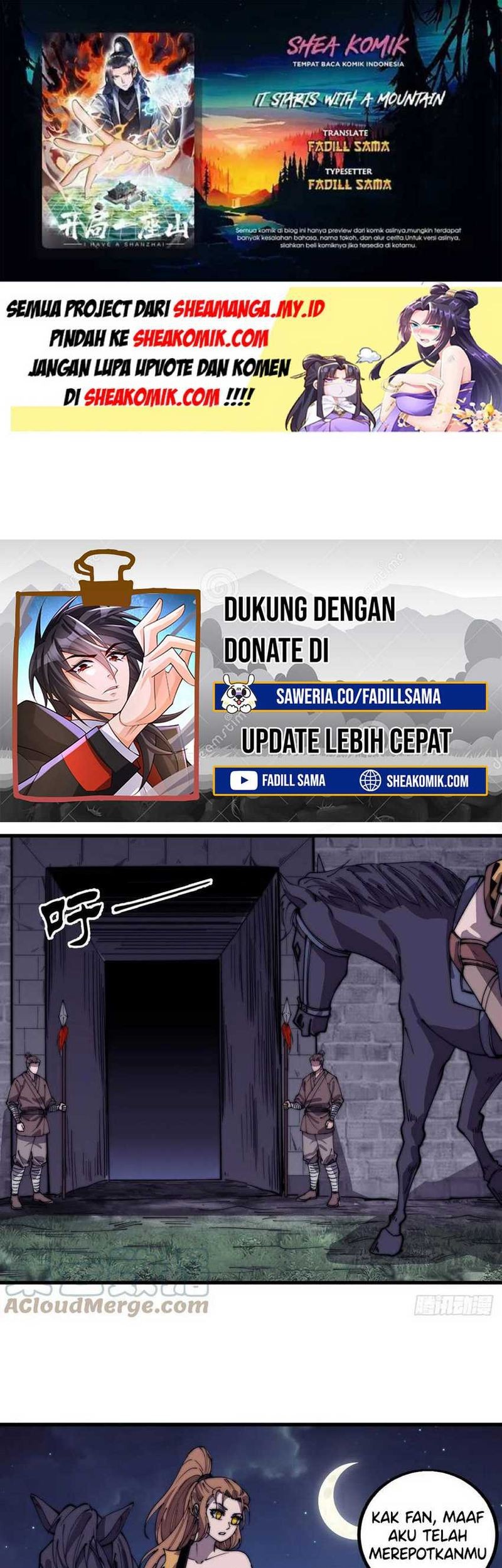 Baca Komik It Starts With A Mountain Chapter 392 Gambar 1