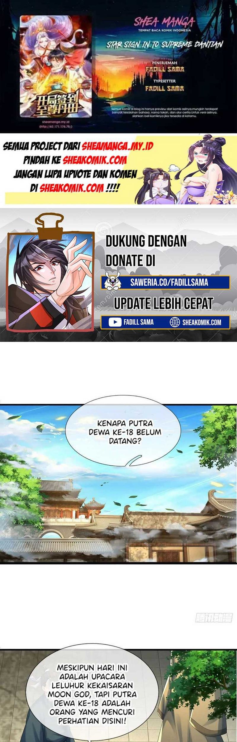 Baca Komik Star Sign In To Supreme Dantian Chapter 218 Gambar 1