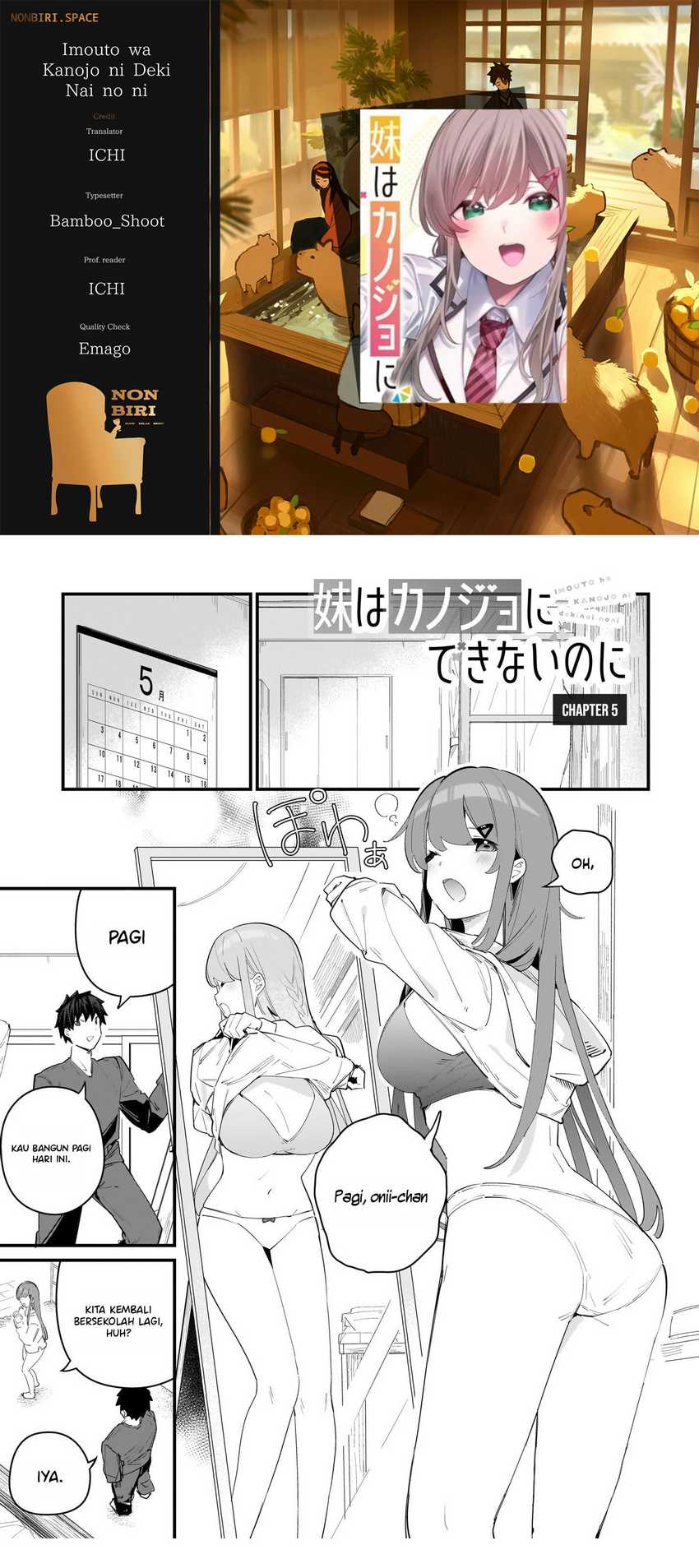 Baca Komik Imouto wa Kanojo ni Deki Nai no ni  Chapter 05 Gambar 1