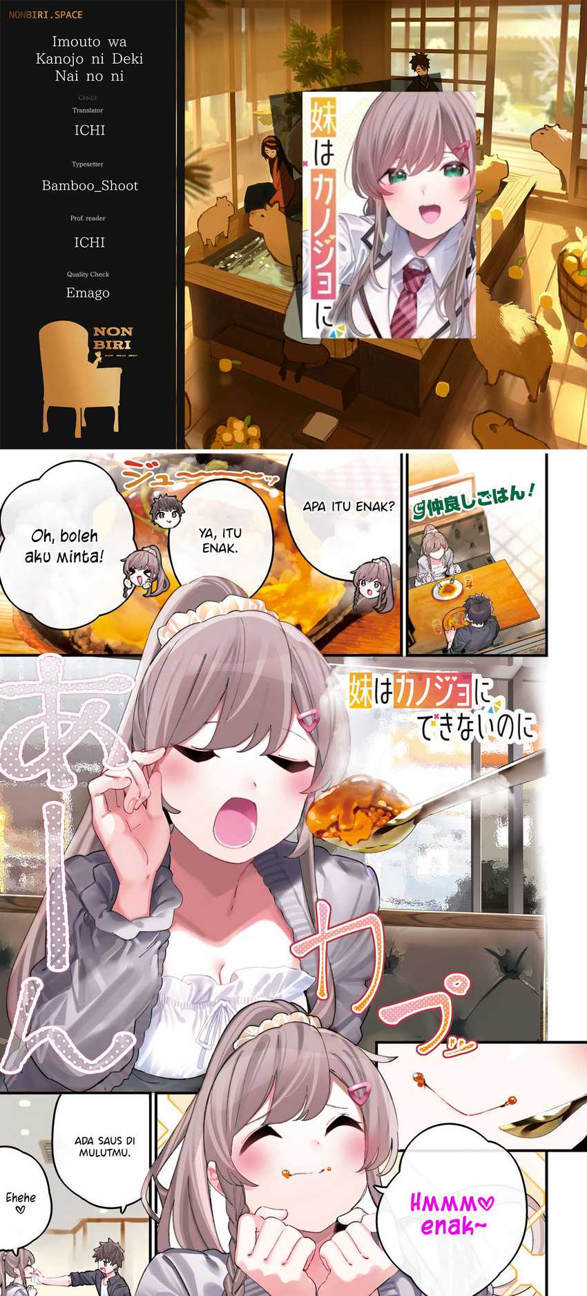 Baca Komik Imouto wa Kanojo ni Deki Nai no ni  Chapter 02 Gambar 1