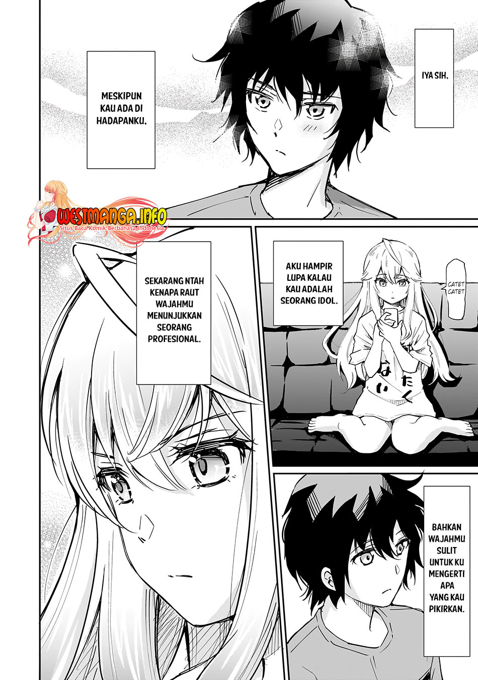 Isshou Hatarakitakunai Ore ga Classmate no Daininki Idol ni Natsukaretara Chapter 05 Gambar 10