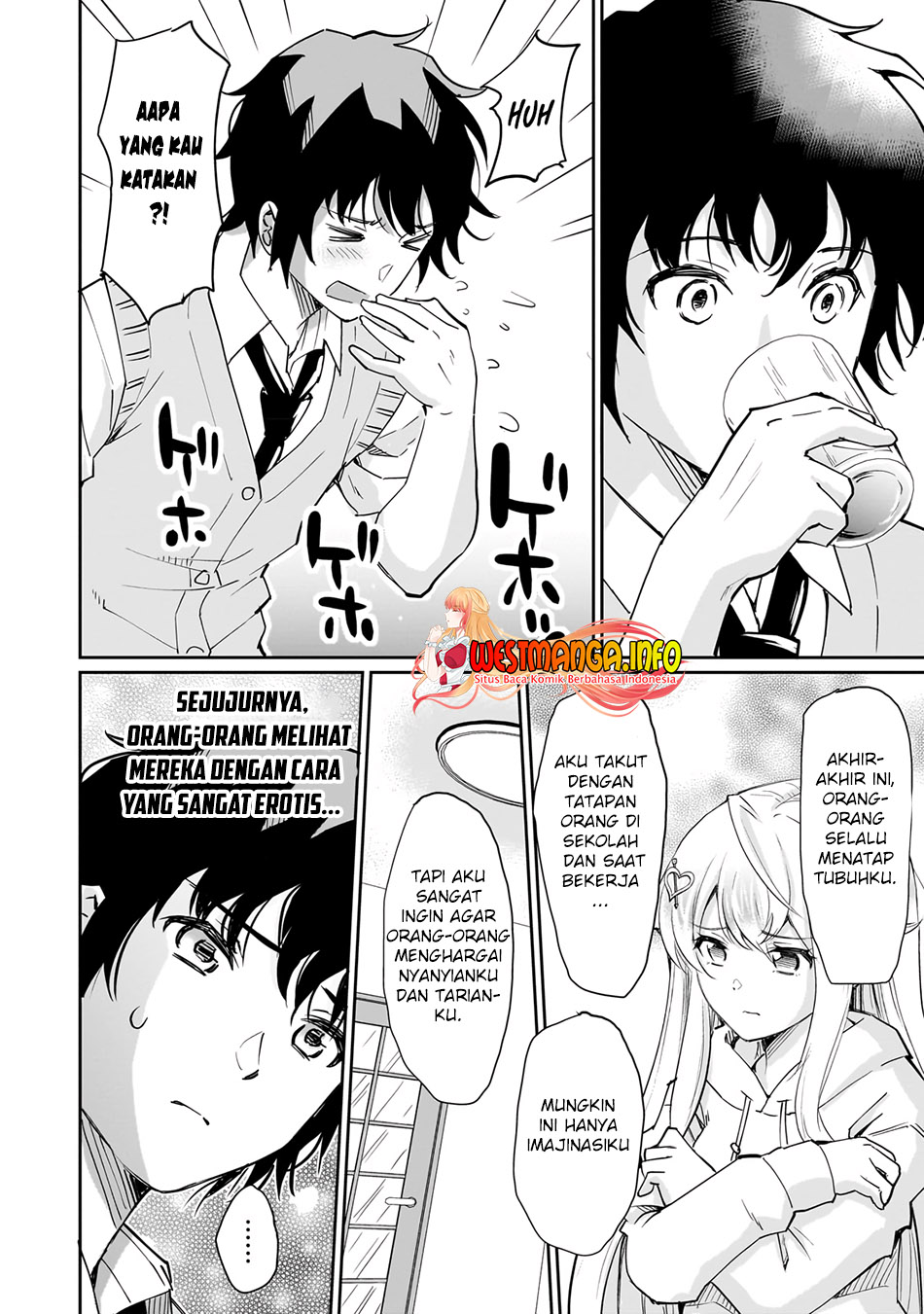 Isshou Hatarakitakunai Ore ga Classmate no Daininki Idol ni Natsukaretara Chapter 04.2 Gambar 8