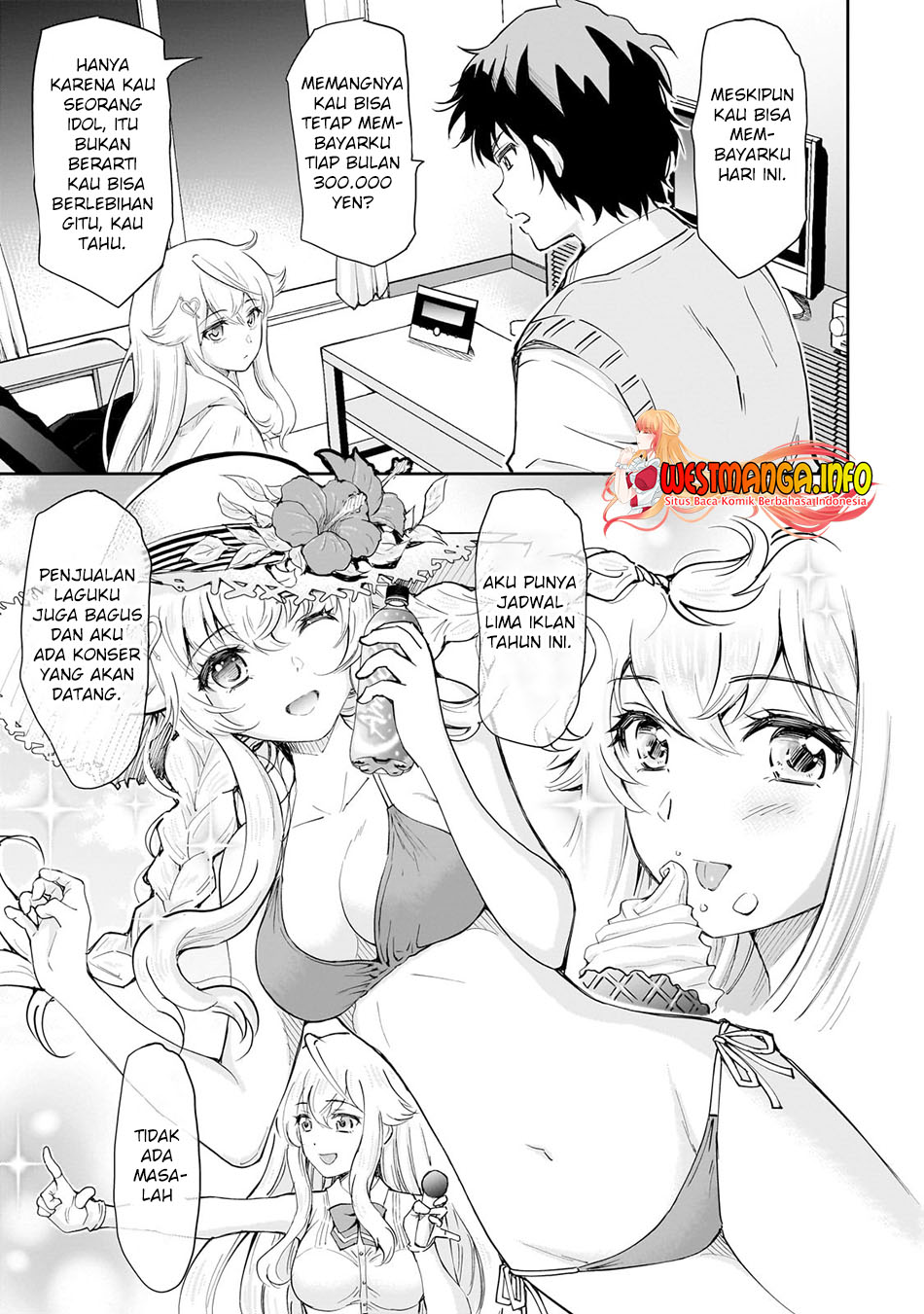 Isshou Hatarakitakunai Ore ga Classmate no Daininki Idol ni Natsukaretara Chapter 03 Gambar 21