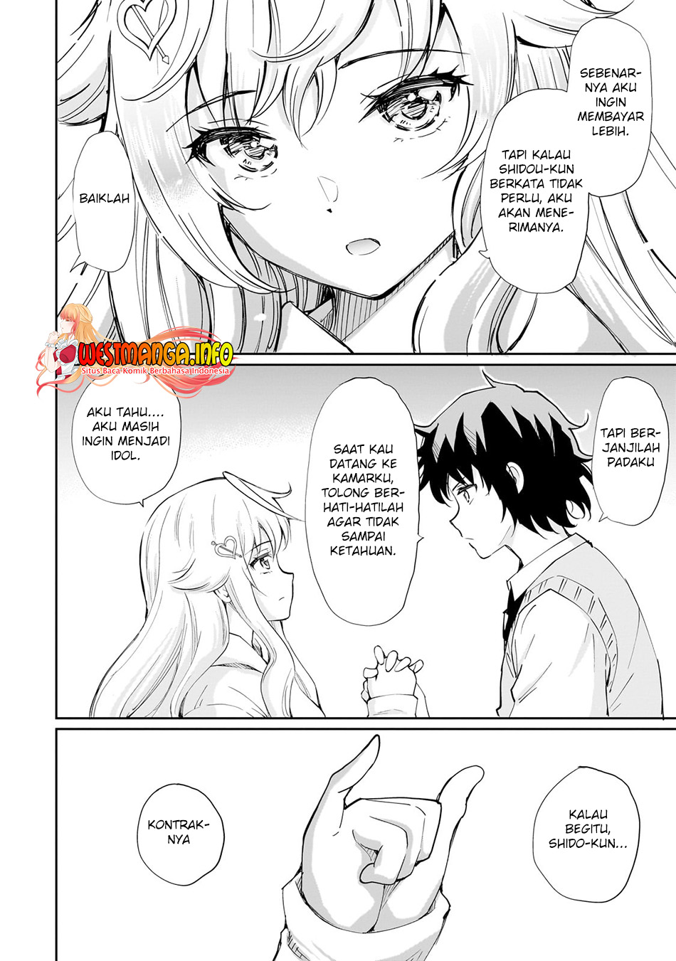 Isshou Hatarakitakunai Ore ga Classmate no Daininki Idol ni Natsukaretara Chapter 03 Gambar 24