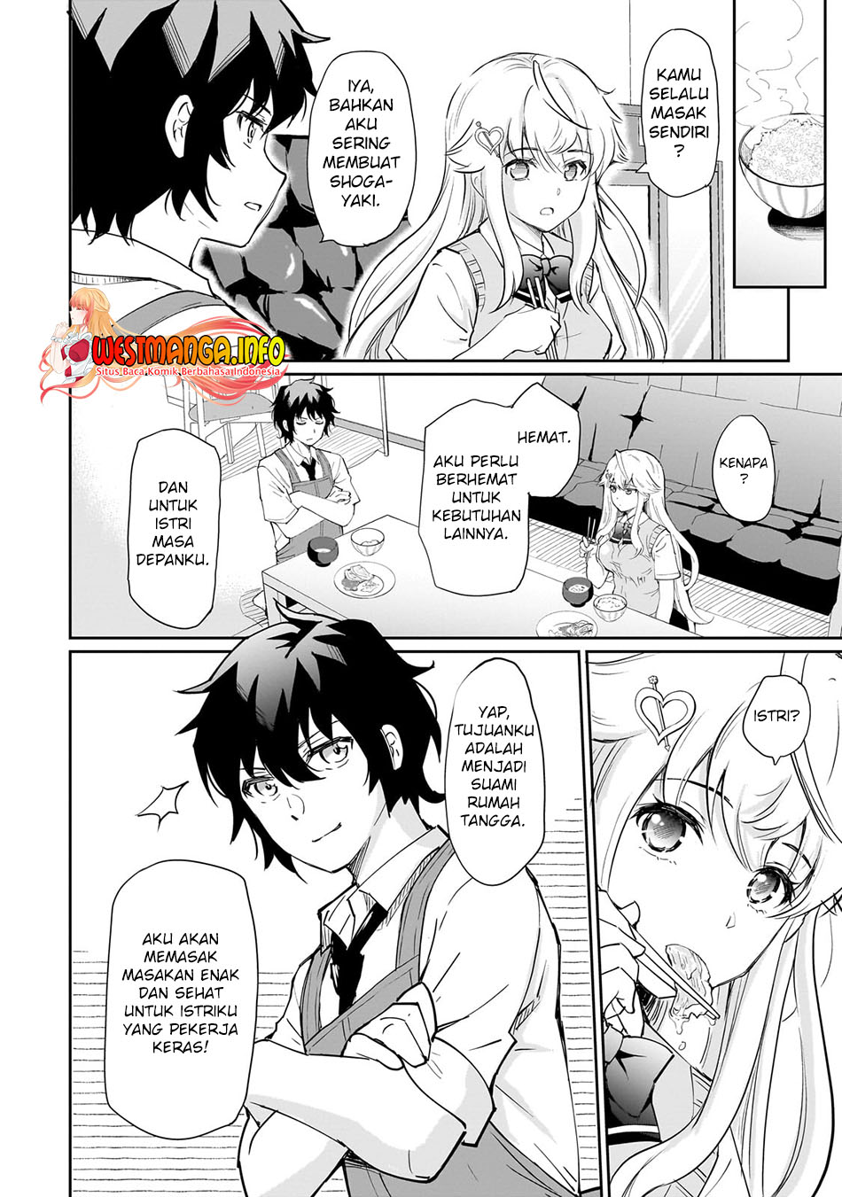 Isshou Hatarakitakunai Ore ga Classmate no Daininki Idol ni Natsukaretara Chapter 02 Gambar 18