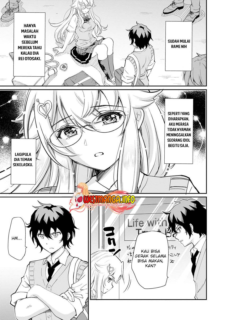 Isshou Hatarakitakunai Ore ga Classmate no Daininki Idol ni Natsukaretara Chapter 02 Gambar 5