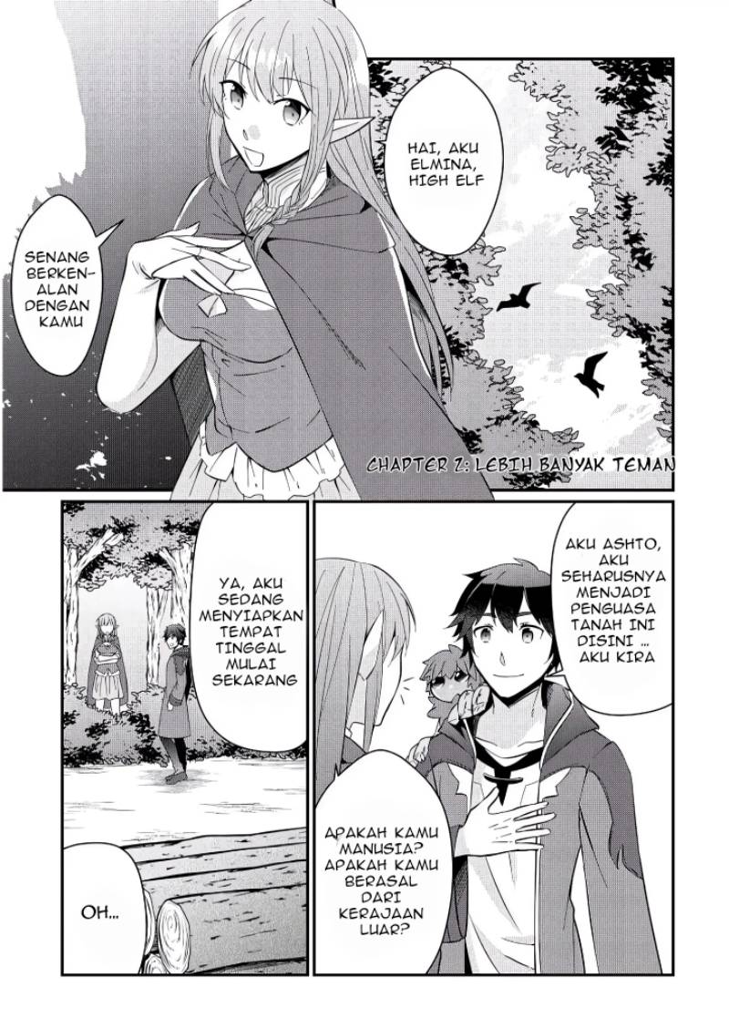 Baca Komik Daijizen no Mahoutsukai Ashuto, Sutareta Ryouchi de Slow Life Chapter 02 Gambar 1