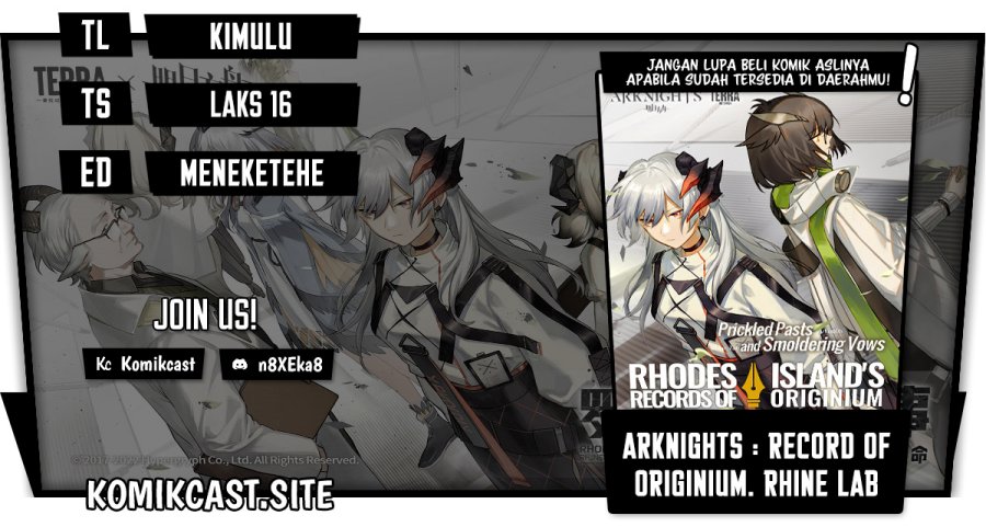 Baca Komik Rhodes Island’s Records Of Originium – Rhine Lab Chapter 02.1 Gambar 1