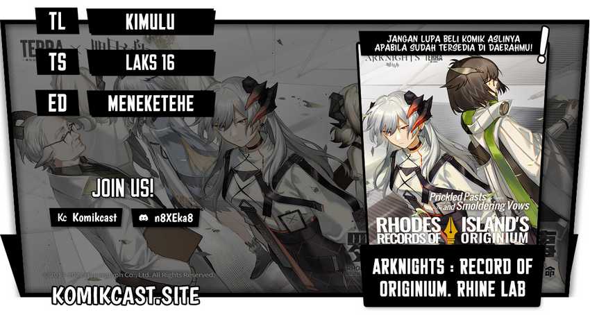 Baca Komik Rhodes Island’s Records Of Originium – Rhine Lab Chapter 01.1 Gambar 1