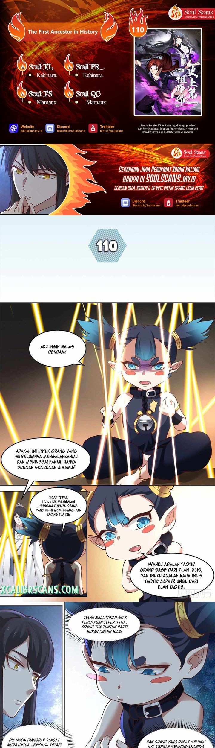 Baca Komik The First Ancestor in History Chapter 110 Gambar 1