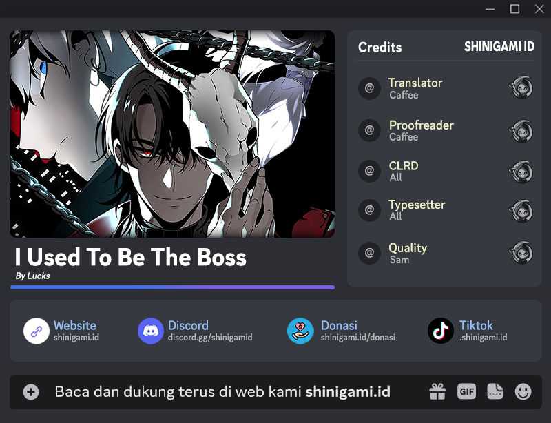 Baca Komik I Used To Be The Boss Chapter 37 Gambar 1