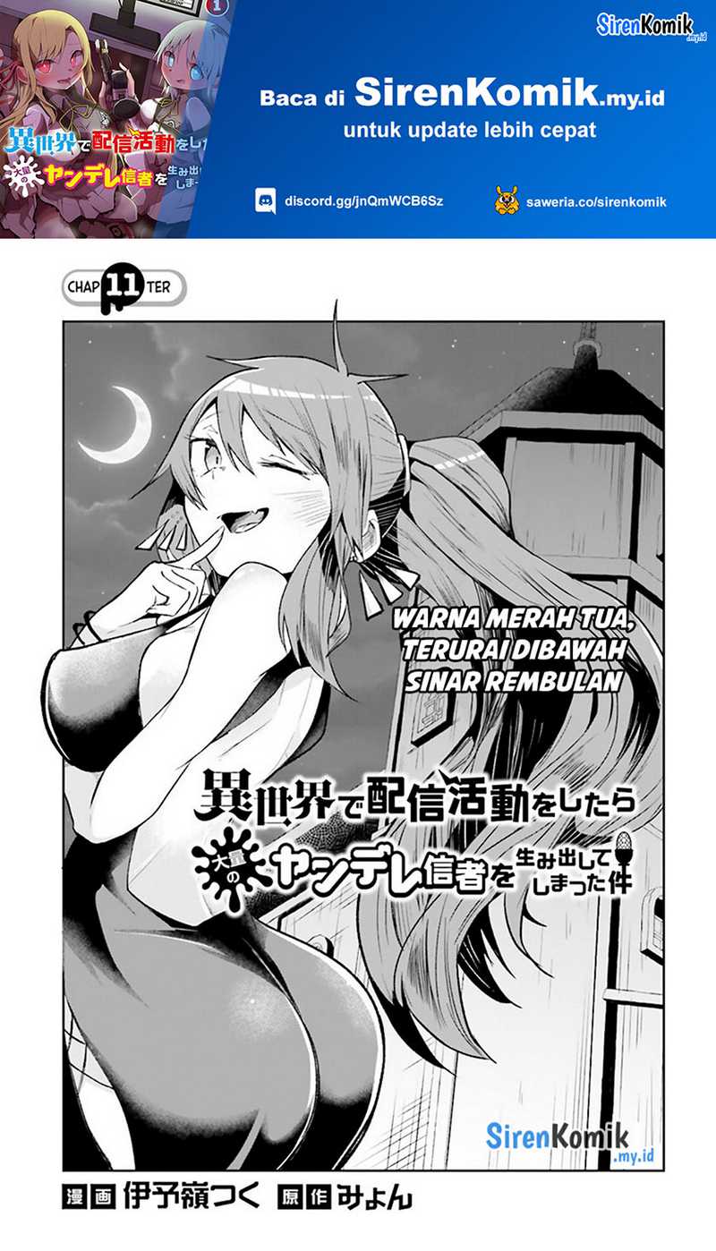 Baca  Isekai de Haishin Katsudou wo Shitara Tairyou no Yandere Shinja wo Umidashite Shimatta Ken Chapter 11 Gambar 2