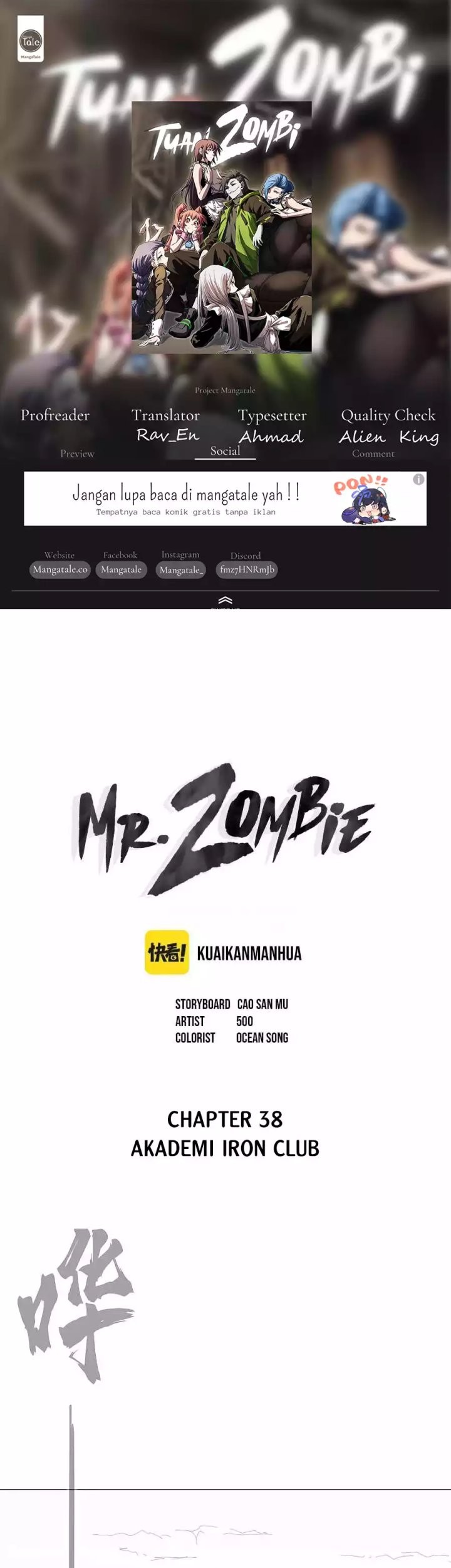Baca Komik Mr. Zombie Chapter 38 Gambar 1