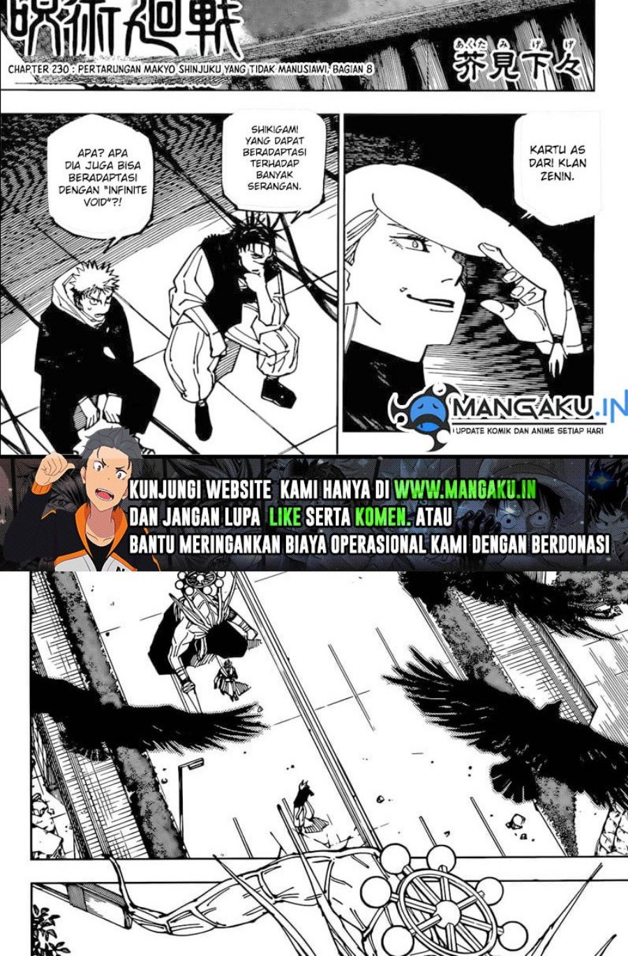 Baca Jujutsu Kaisen Chapter 230 Gambar 2