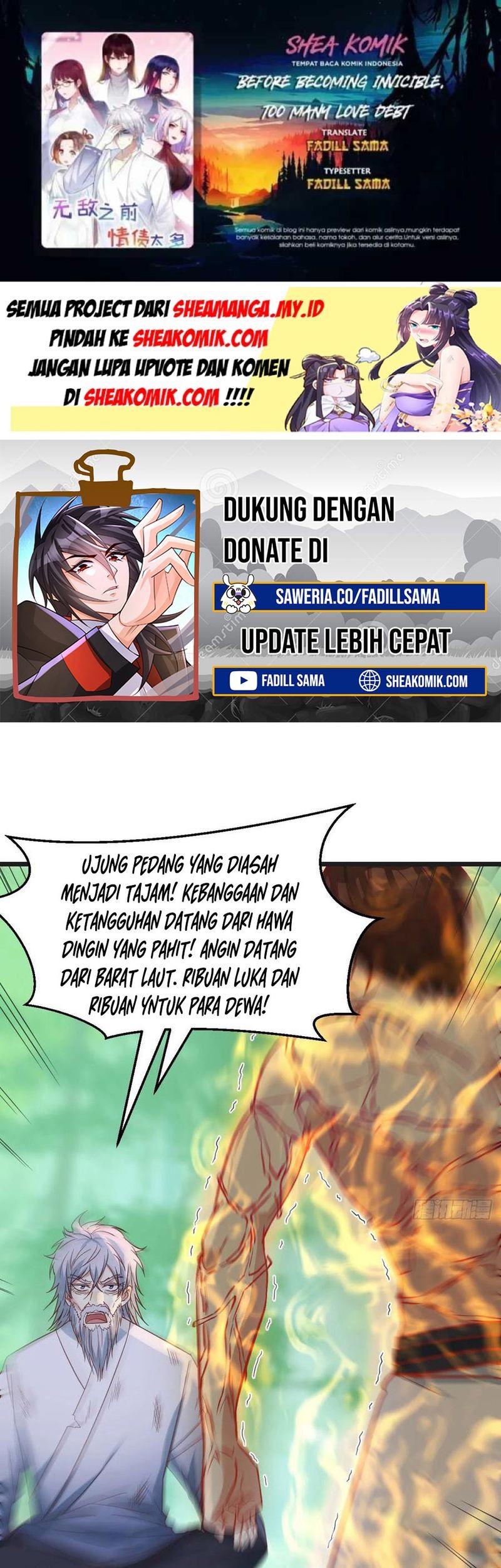 Baca Komik Before Becoming Invincible, Too Many Love Chapter 80 Gambar 1
