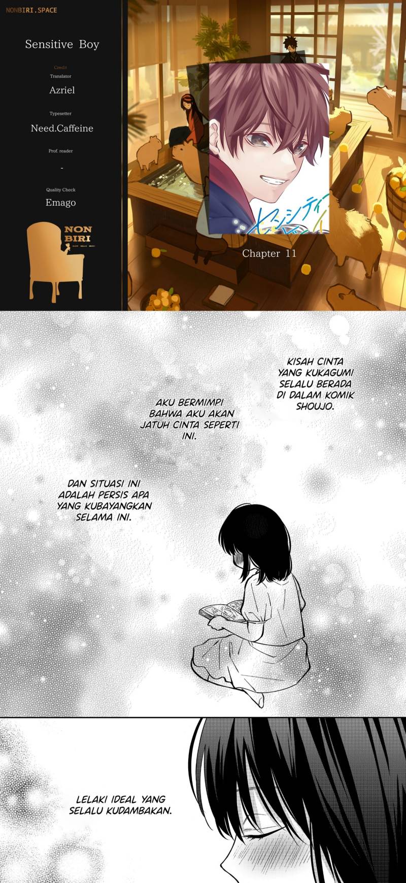 Baca Komik Sensitive Boy Chapter 11 Gambar 1