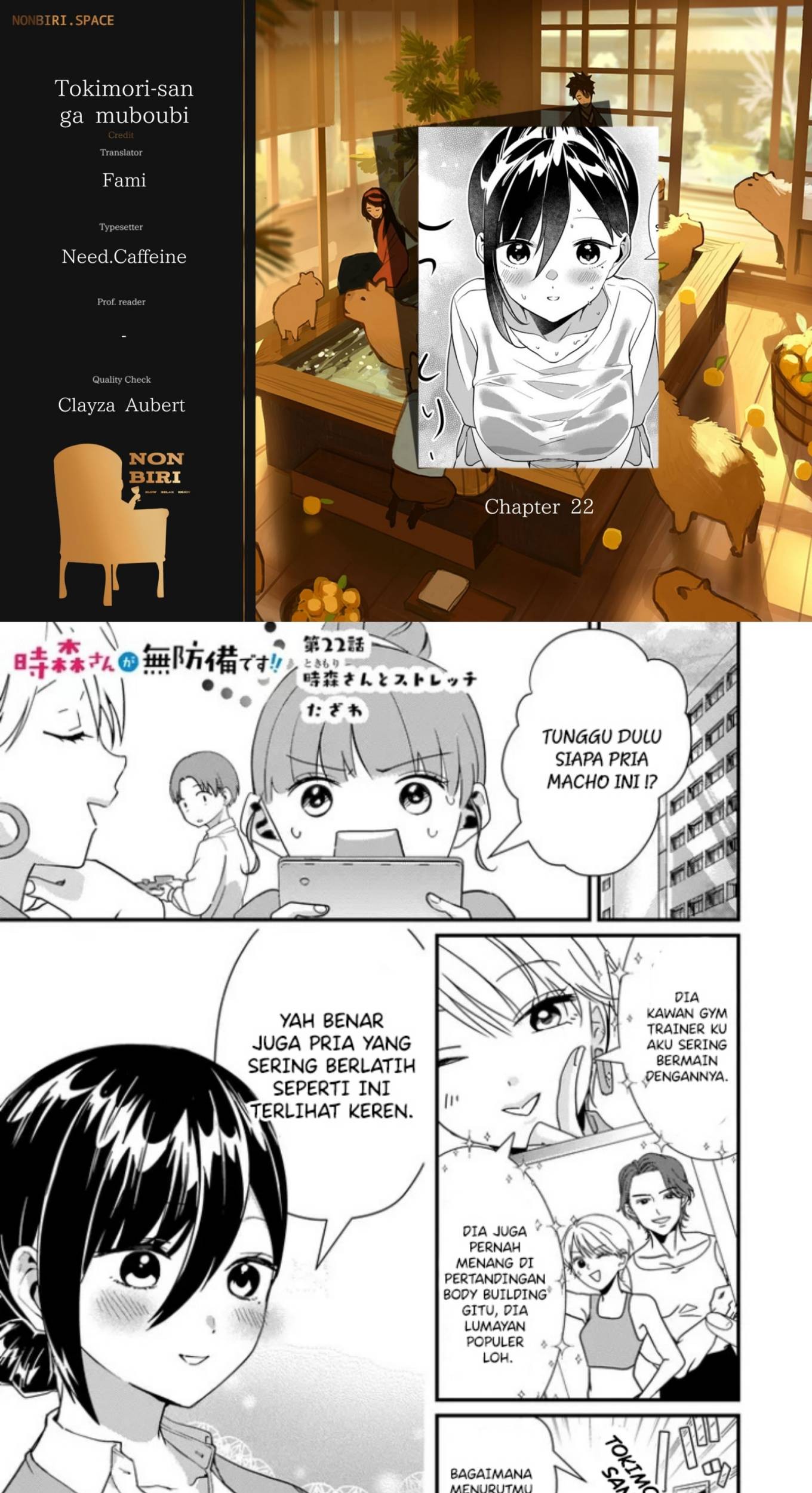 Baca Komik Tokimori-san ga Muboubi desu!! Chapter 22 Gambar 1