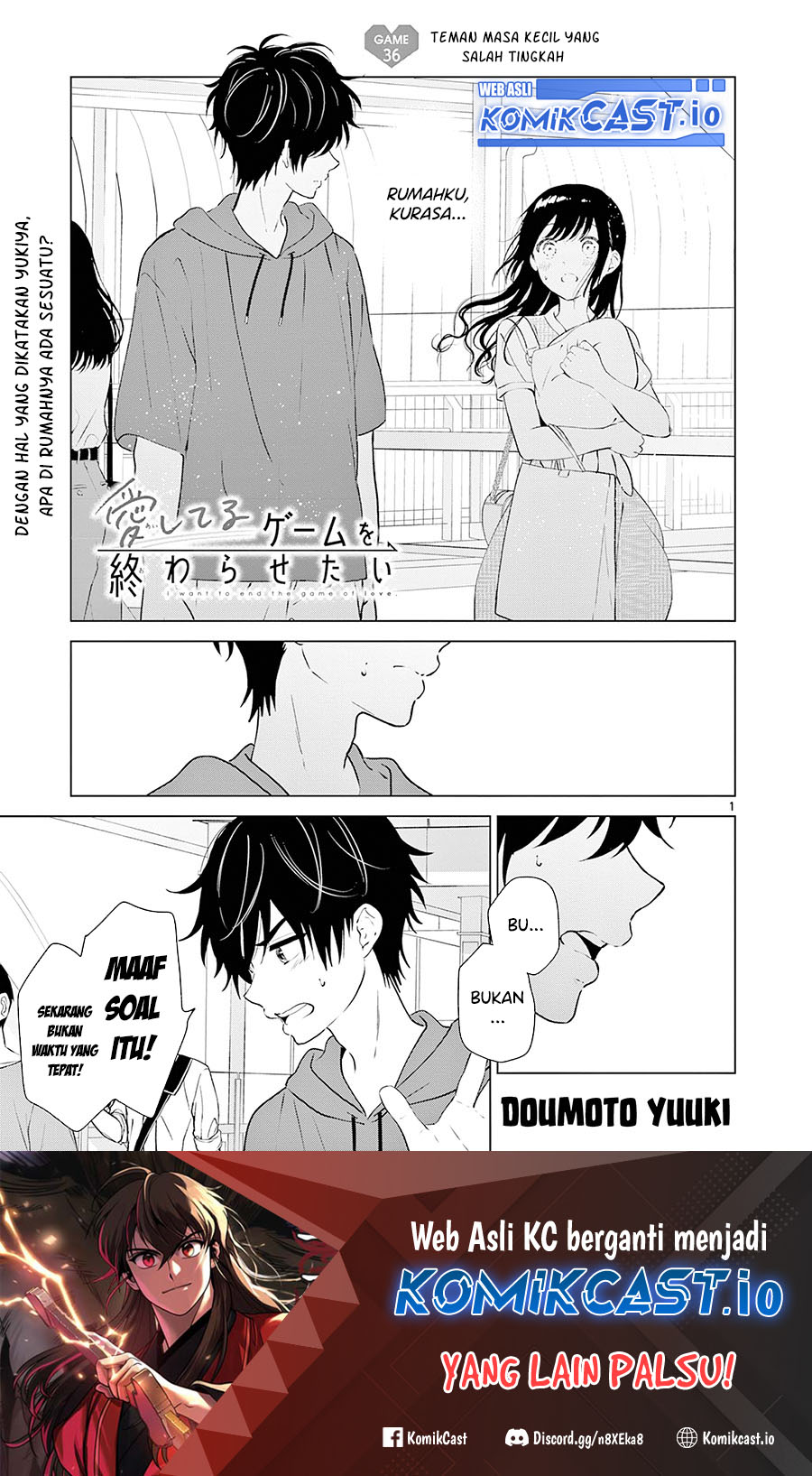 Baca Aishiteru Game wo Owarasetai Chapter 36 Gambar 2