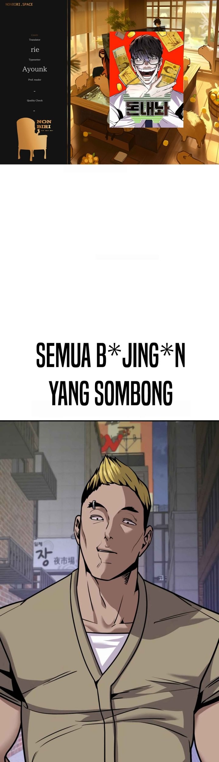 Baca Komik Hand over the Money! Chapter 08 Gambar 1