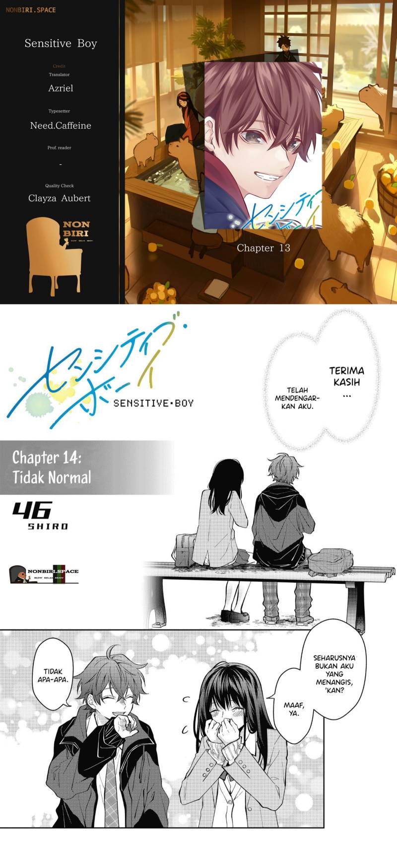 Baca Komik Sensitive Boy Chapter 14 Gambar 1