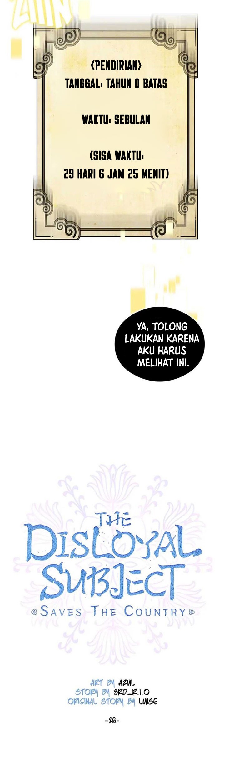Treacherous Subject Saves the Country Chapter 26 Gambar 7