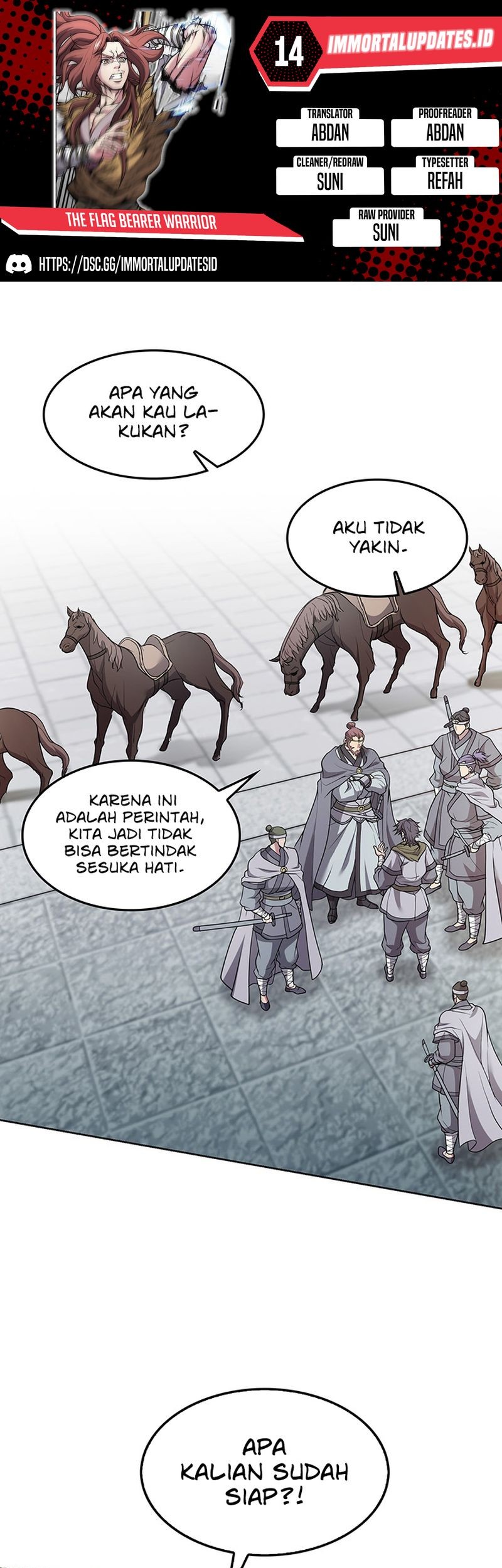 Baca Komik The Flag Bearer Warrior Chapter 14 Gambar 1