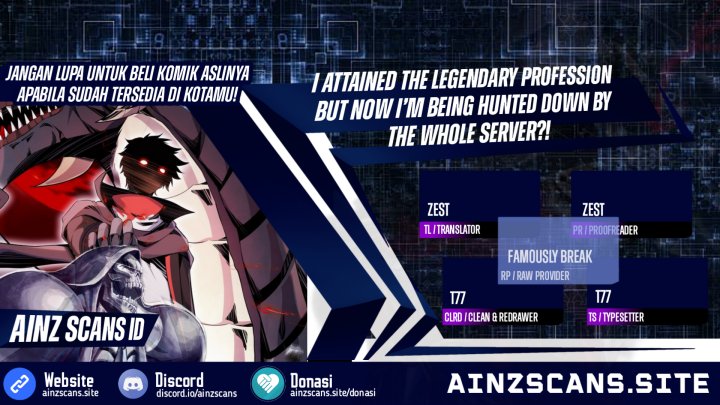 Baca Komik I Attained the Legendary Profession But Now I’m Being Hunted Down by the Whole Server?! Chapter 16 Gambar 1