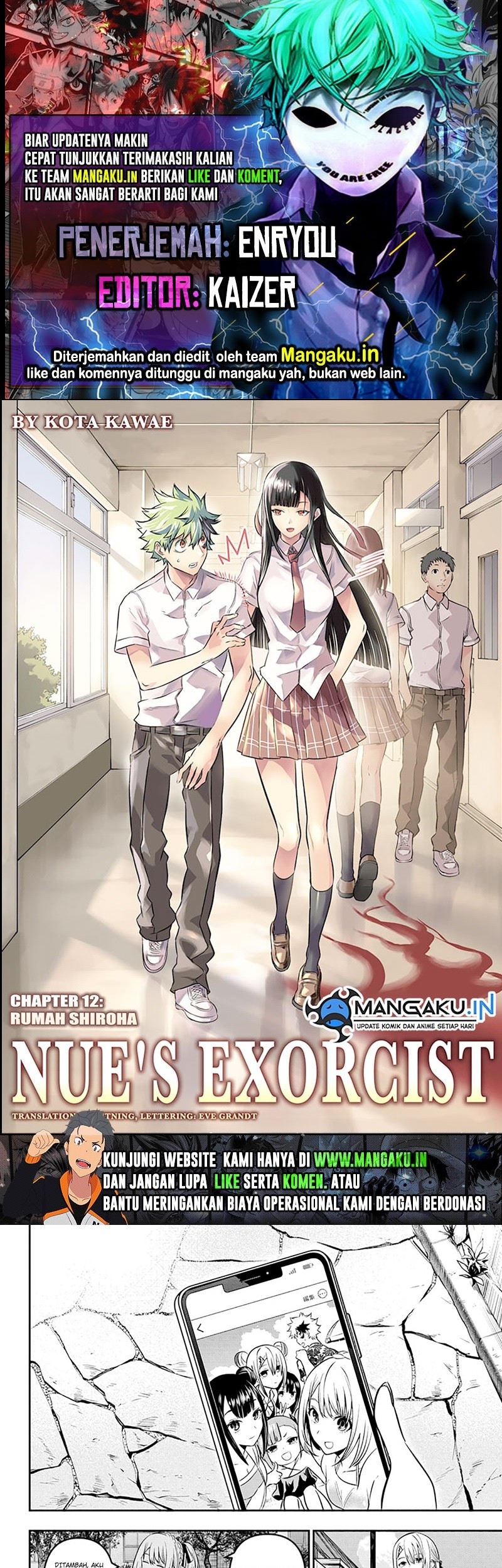 Baca Komik Nue’s Exorcist Chapter 12 Gambar 1