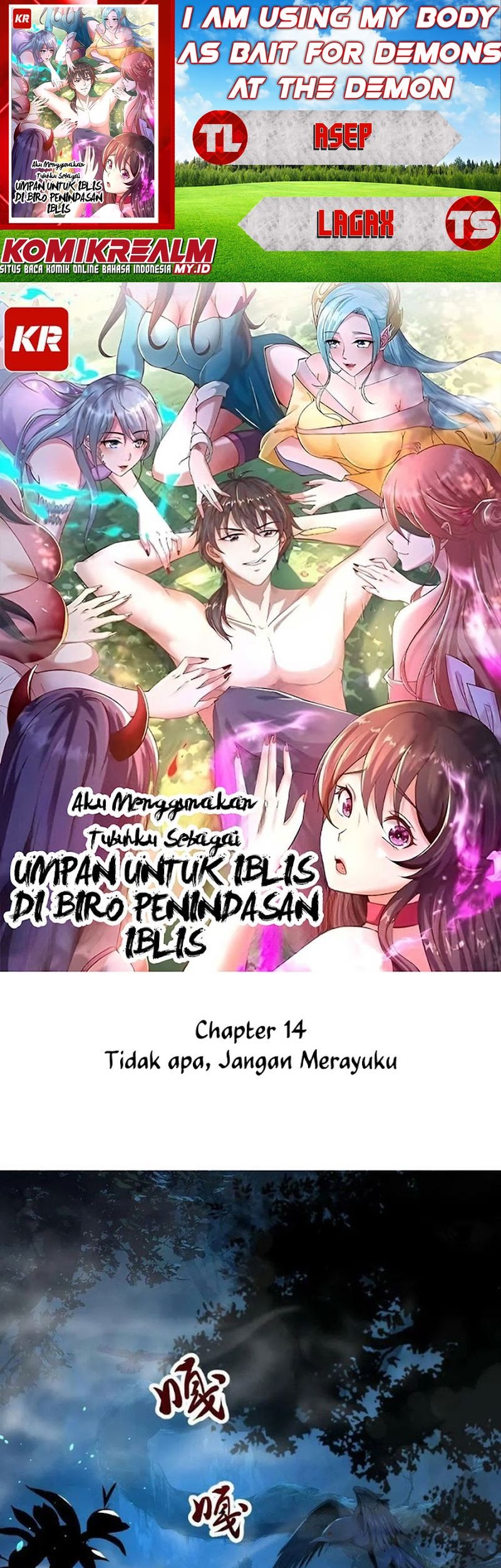 Baca Komik I Am Using My Body As Bait For Demons At The Demon Suppression Bureau Chapter 14 Gambar 1