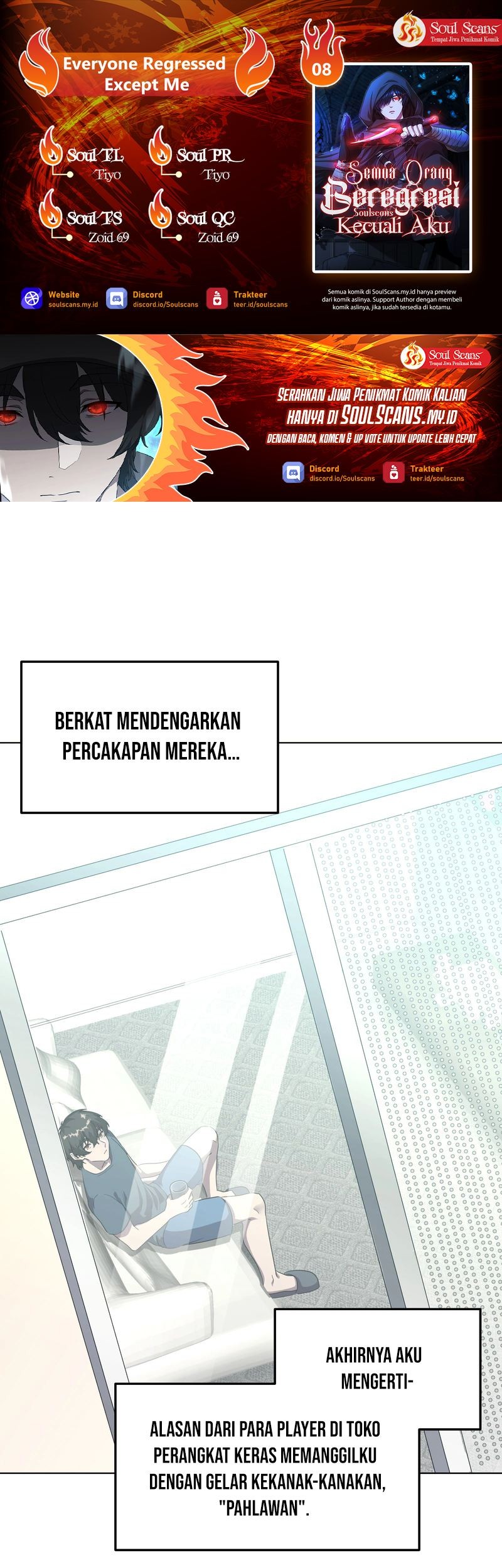 Baca Komik Everyone Regressed Except Me Chapter 08 Gambar 1