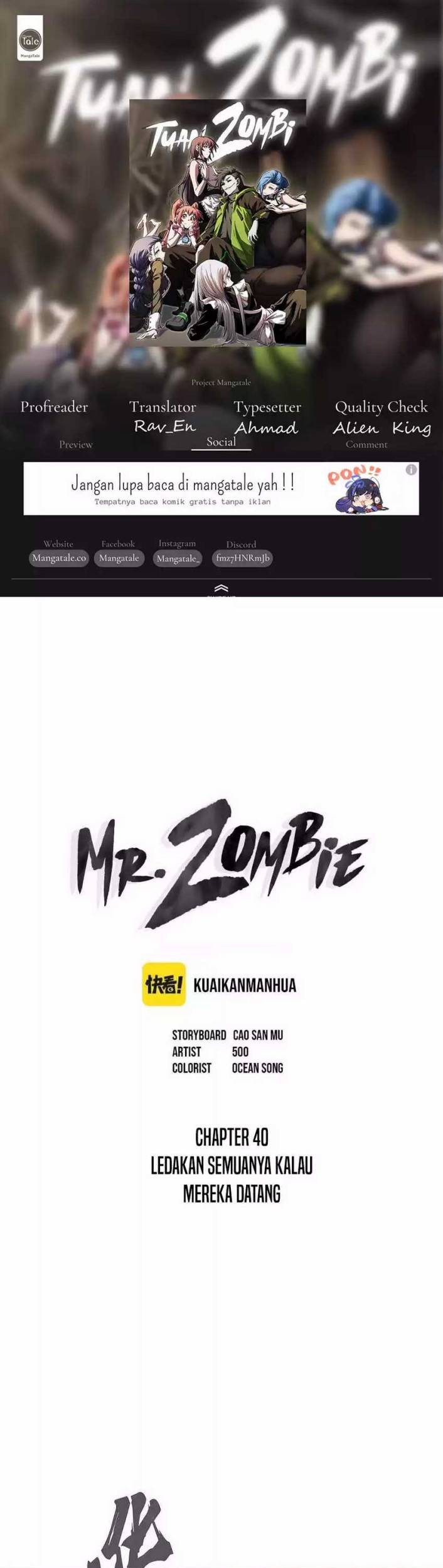 Baca Komik Mr. Zombie Chapter 40 Gambar 1