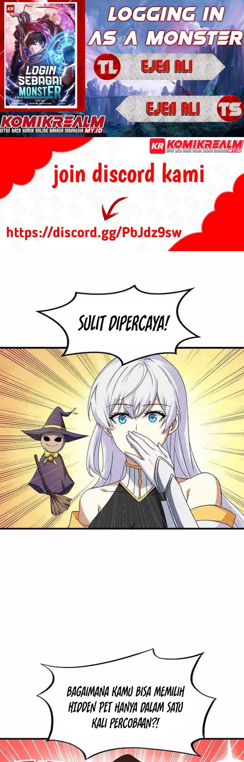 Baca Komik Logging in as a Monster Chapter 23 Gambar 1