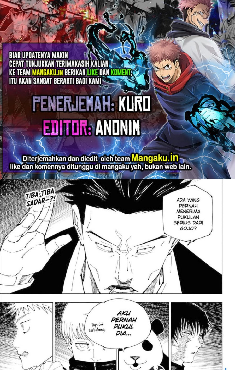 Baca Komik Jujutsu Kaisen Chapter 231 Gambar 1