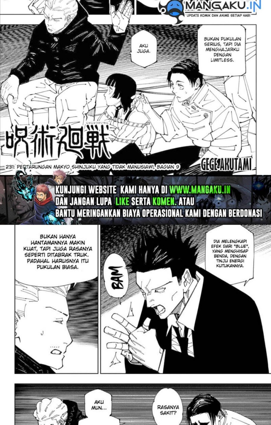 Baca Jujutsu Kaisen Chapter 231 Gambar 2