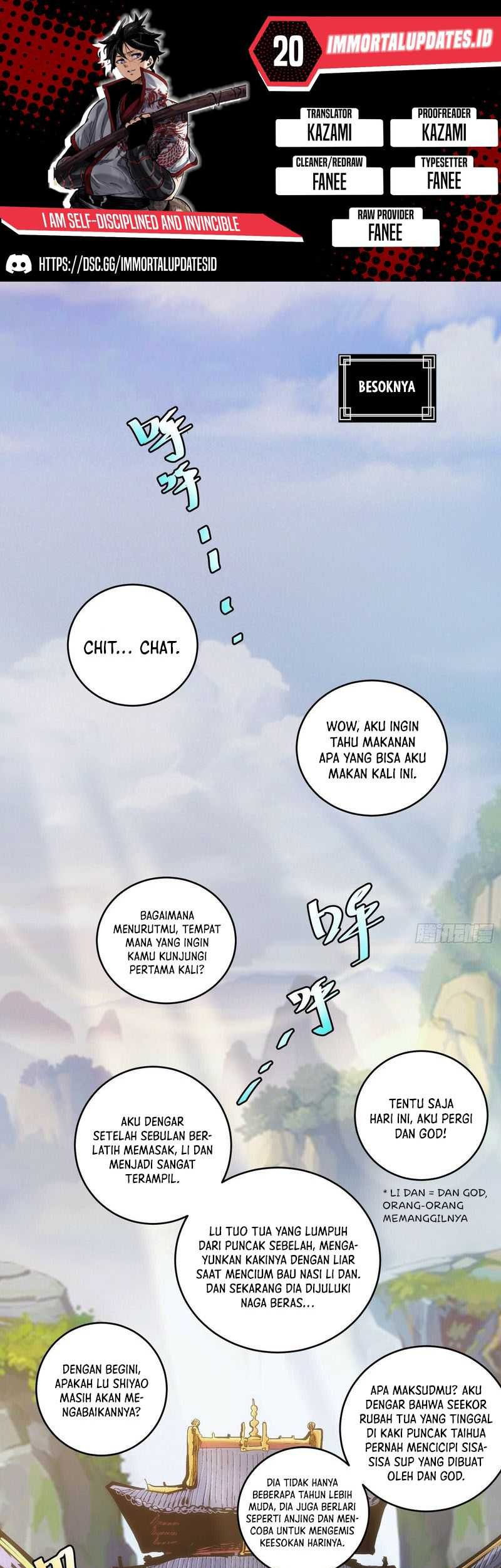 Baca Komik I am Self-disciplined And Invincible Chapter 20 Gambar 1