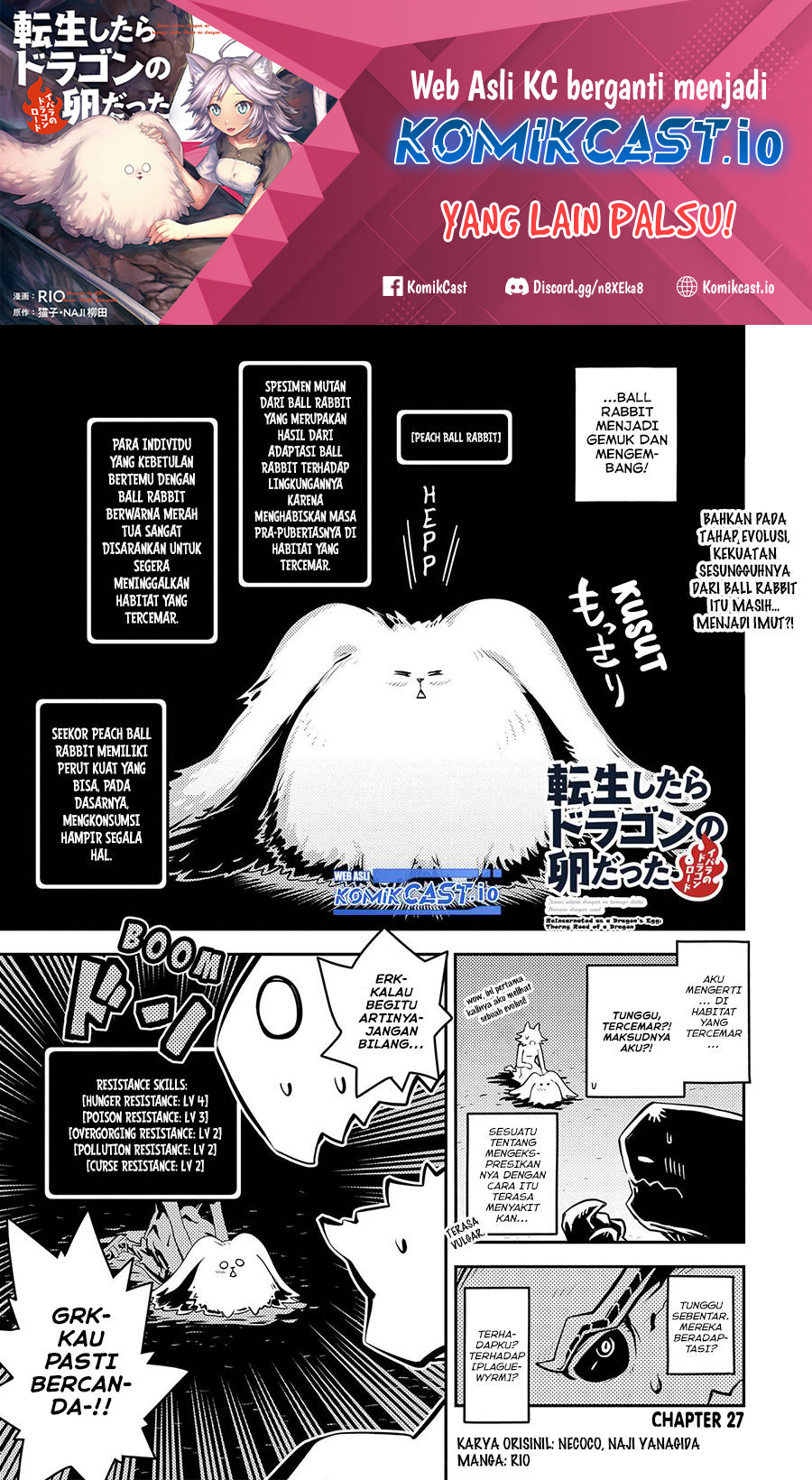 Baca  Tensei shitara Dragon no Tamago datta: Saikyou Igai Mezasanee Chapter 27 Gambar 2