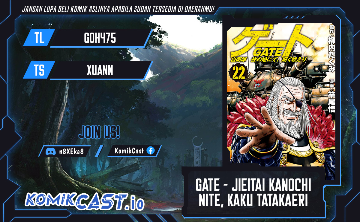 Baca Komik Gate – Jietai Kare no Chi nite Kaku Tatakeri Chapter 124 Gambar 1